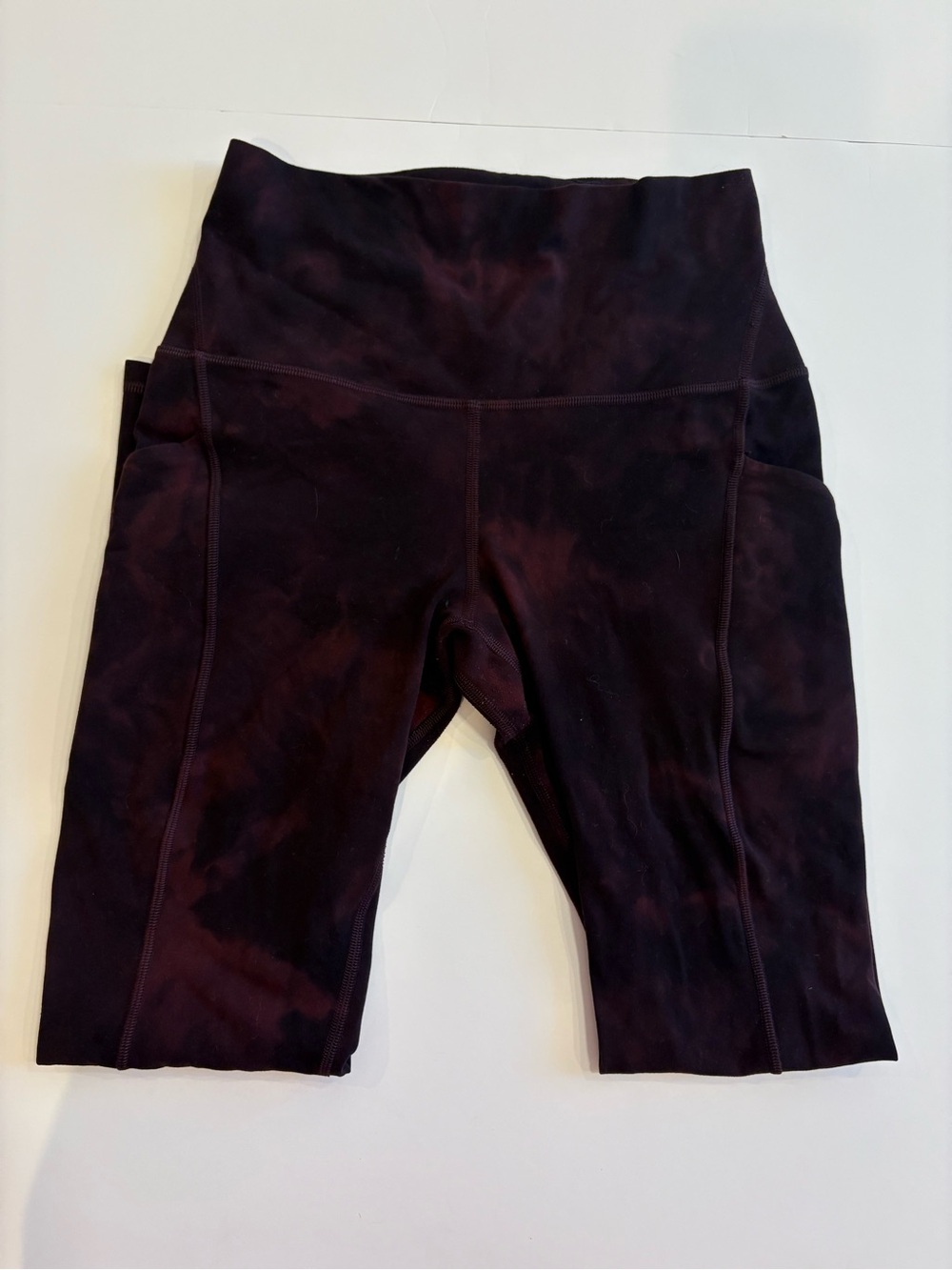Lululemon Align Diamond Dye Burgundy and Black Leggings 6